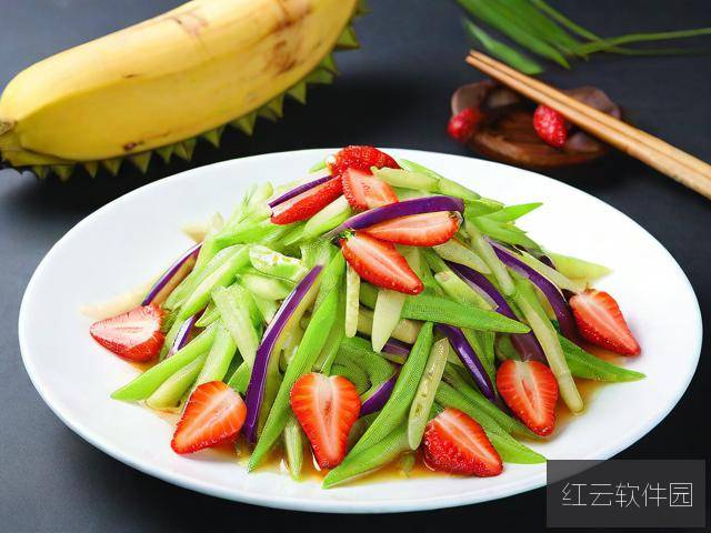 秋葵草莓茄子香蕉丝瓜榴莲绿巨人，一场跨次元的蔬果狂欢
